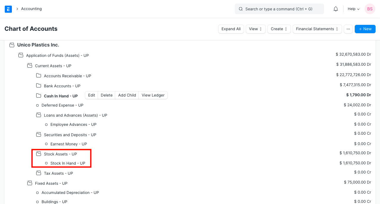 stock asset ledger in coa (1)
